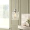Designers Fountain Drake 60 Watt 1 Light Polished Nickel Mini-Pendant with Clear Hammered Glass Shade 96330-PN - alternate 2